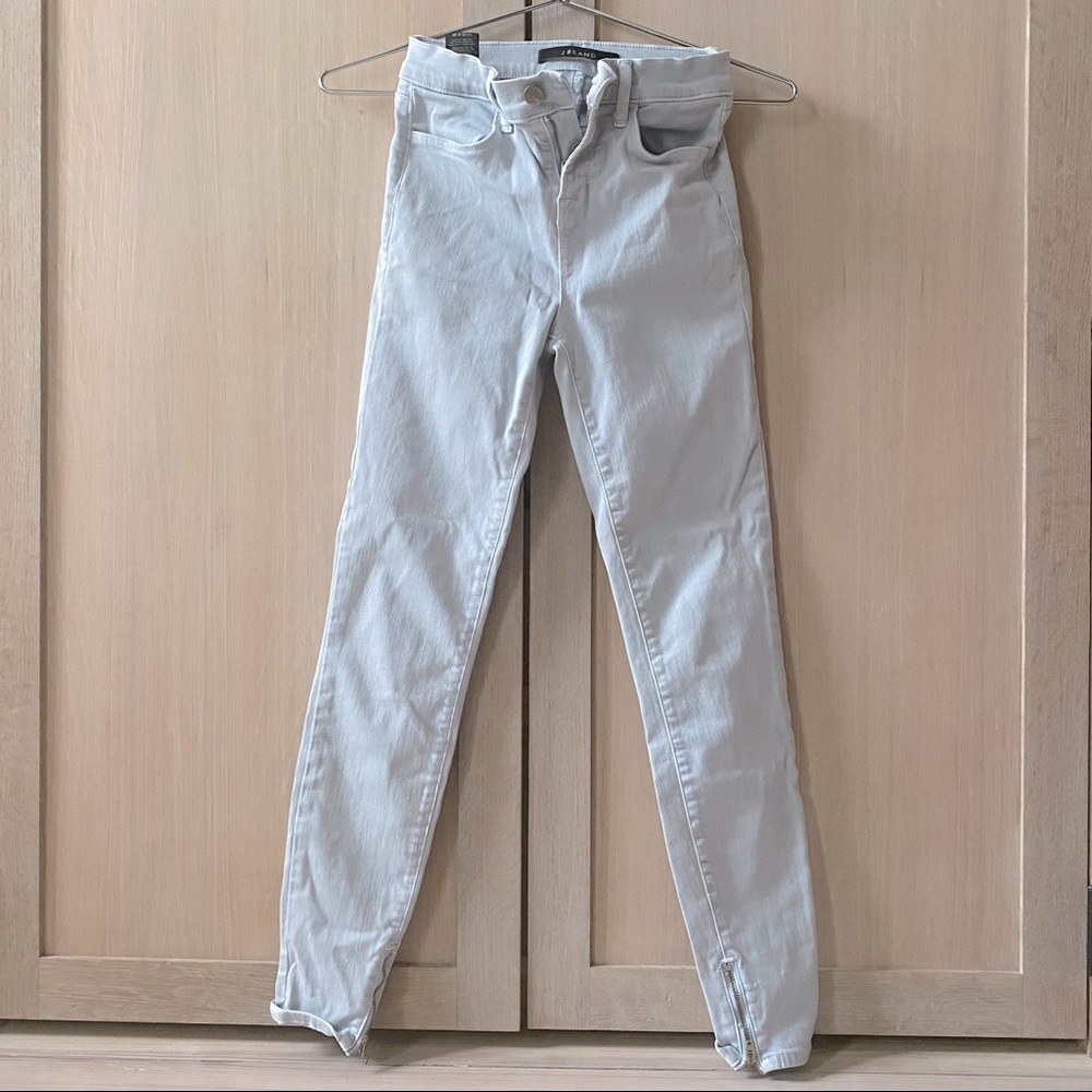 High-rise skinny jeans by J Brand